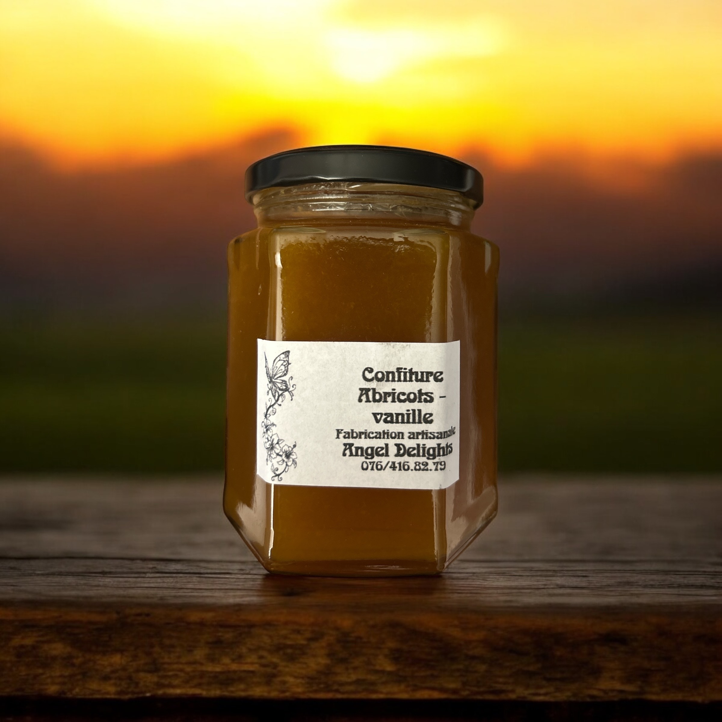 Confiture "Abricots-vanille" 195 ml