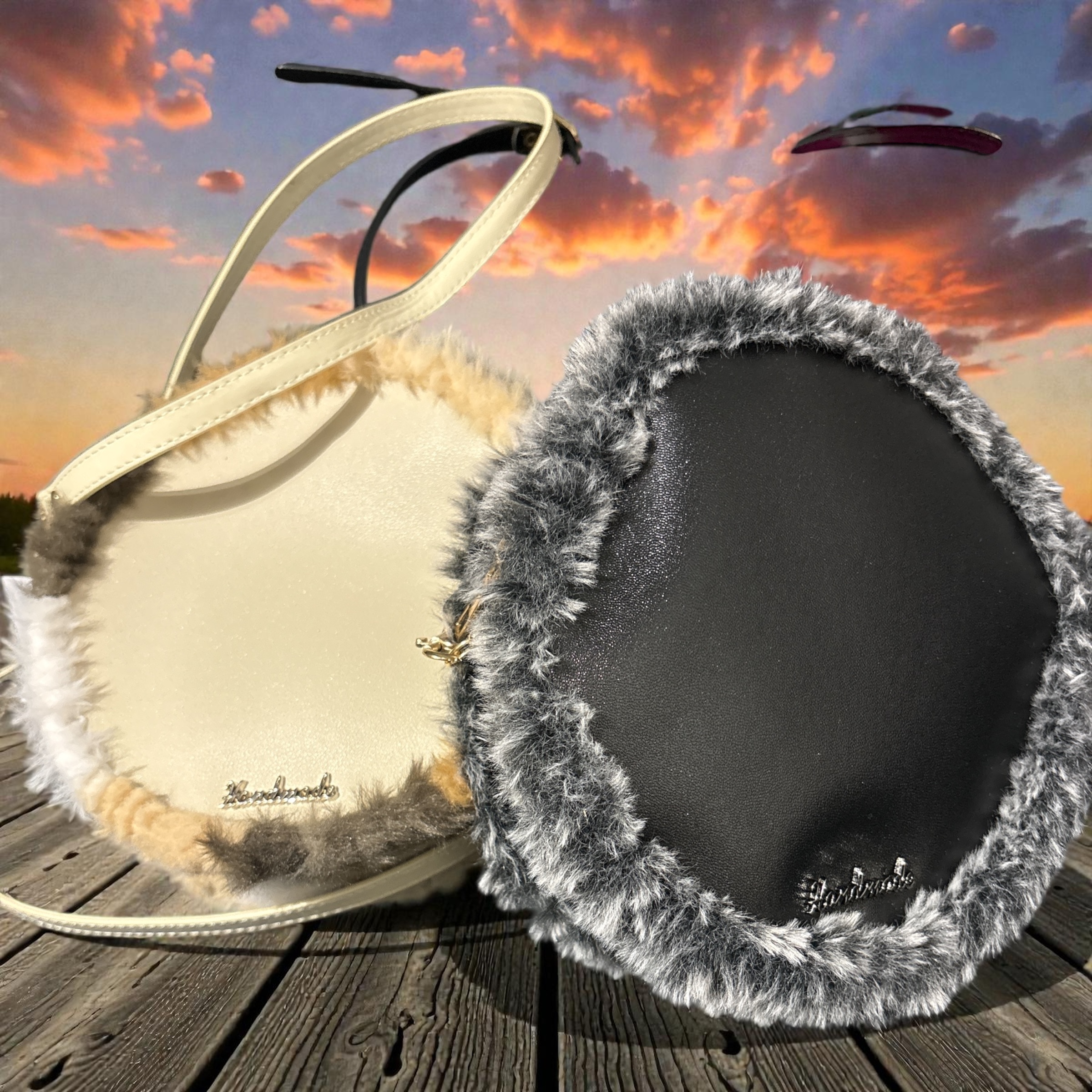 Sacs à main pochette ronde